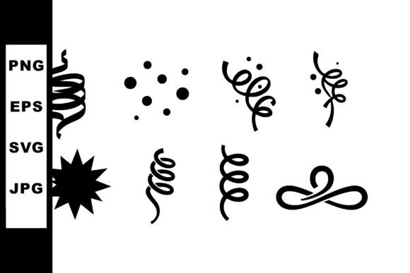 Black Hand Drawn Decorative Swirls and D: Graphics for Creative Design