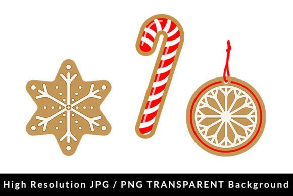 Decorative Christmas Candies EPS SVG PNG Graphics