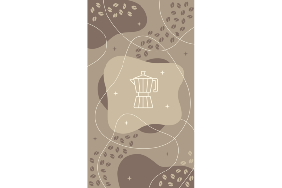 Decorative Coffee Shop Banner. Social Me Graphics