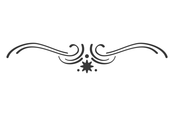 Decorative Divider. Page Text Separator. Graphics and Illustrations