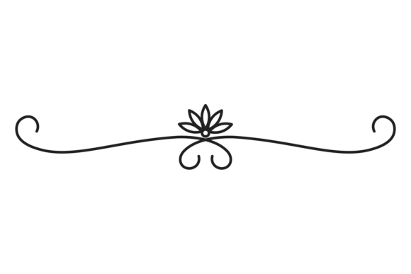 Decorative Divider. Simple Text Separato