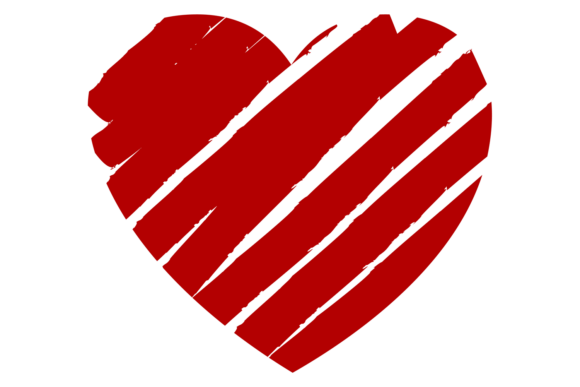 Decorative Heart Shape in Modern Marker