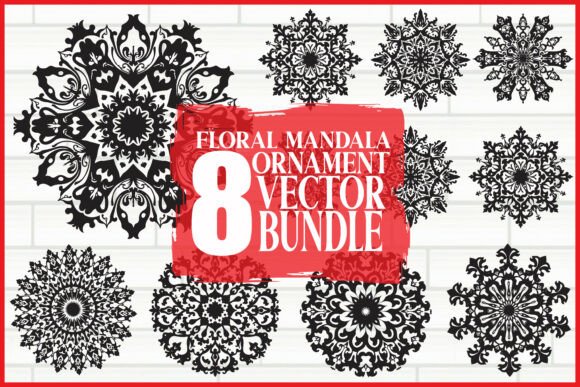 Decorative Mandala Vector Set: Graphics for Creative Design