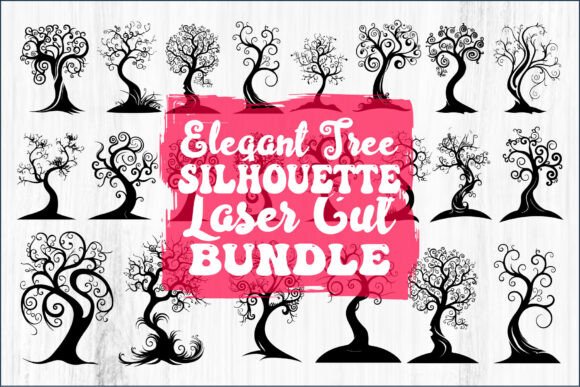 Decorative Tree Laser Cut Bundle