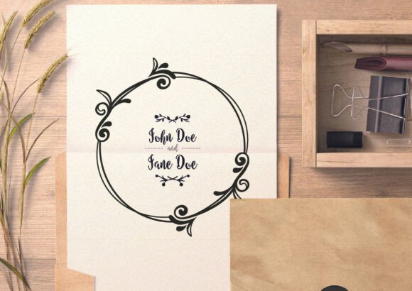 Elegant Decorative Frame and Border