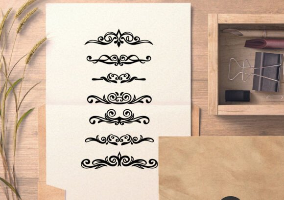 Elegant Decorative Page Break Graphics