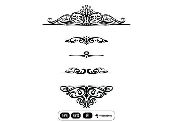 Ornament Frame, Decorative Victorian Graphics
