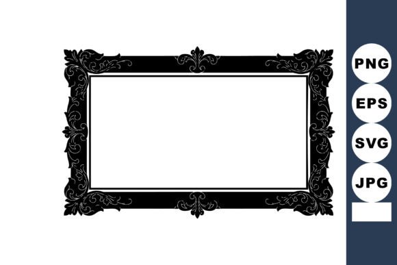 Ornate Vintage Frame for Graphics & Illustrations