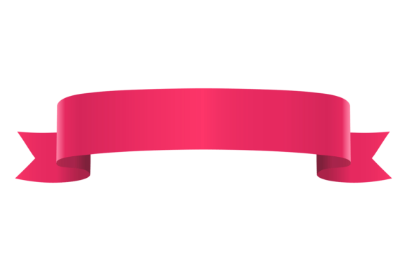 Realistic Red Ribbon. Decorative Festive Graphics