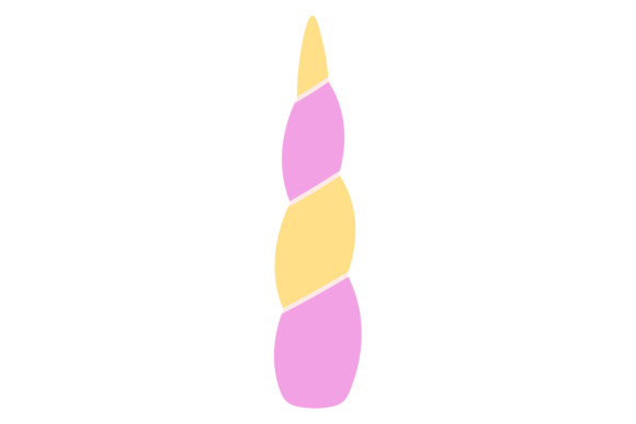 Unicorn Horn. Decorative Magic Element I