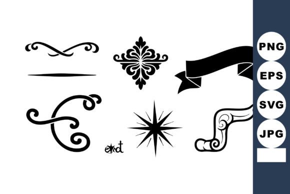 Vintage Decorative Design Elements Graphics